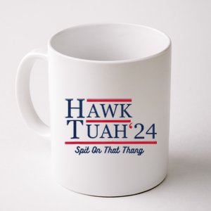 Funny Hawk Tush Messy Bun Design Coffee Mug