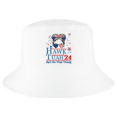 Funny Hawk Tush Messy Bun Design Cool Comfort Performance Bucket Hat