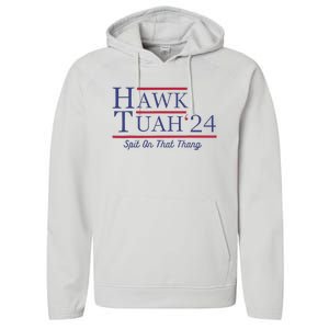 Funny Hawk Tush Presidential Parody Performance Fleece Hoodie