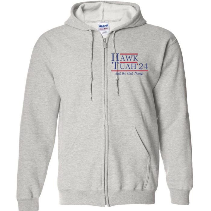 Funny Hawk Tush Presidential Parody Full Zip Hoodie