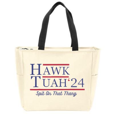 Funny Hawk Tush Presidential Parody Zip Tote Bag