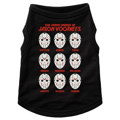 Funny Halloween The Many Moods Of Jason Voorhees Doggie Tank