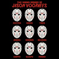 Funny Halloween The Many Moods Of Jason Voorhees Impact Tech Backpack