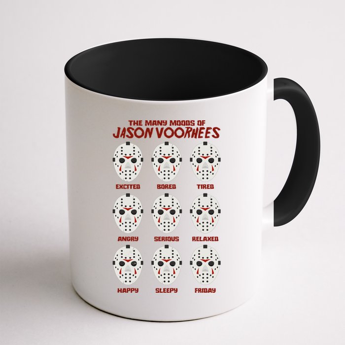 Funny Halloween The Many Moods Of Jason Voorhees Mug