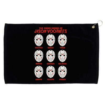 Funny Halloween The Many Moods Of Jason Voorhees Grommeted Golf Towel