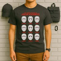 Funny Halloween The Many Moods Of Jason Voorhees T-Shirt