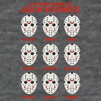 Funny Halloween The Many Moods Of Jason Voorhees T-Shirt