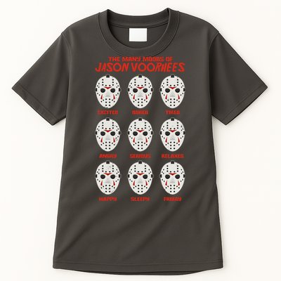 Funny Halloween The Many Moods Of Jason Voorhees Tall T-Shirt