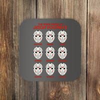 Funny Halloween The Many Moods Of Jason Voorhees Coaster