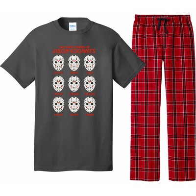 Funny Halloween The Many Moods Of Jason Voorhees Pajama Set