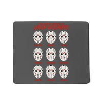 Funny Halloween The Many Moods Of Jason Voorhees Mousepad