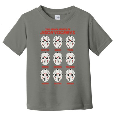 Funny Halloween The Many Moods Of Jason Voorhees Toddler T-Shirt