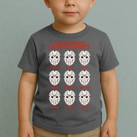 Funny Halloween The Many Moods Of Jason Voorhees Toddler T-Shirt