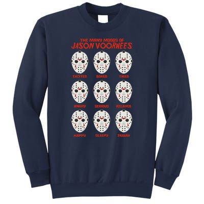 Funny Halloween The Many Moods Of Jason Voorhees Sweatshirt