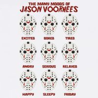 Funny Halloween The Many Moods Of Jason Voorhees Garment-Dyed Sweatshirt