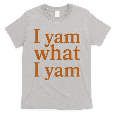 Funny Holidays Thanksgiving I Yam What I Yam T-Shirt