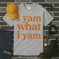Funny Holidays Thanksgiving I Yam What I Yam Tall T-Shirt