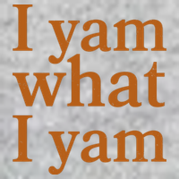 Funny Holidays Thanksgiving I Yam What I Yam V-Neck T-Shirt