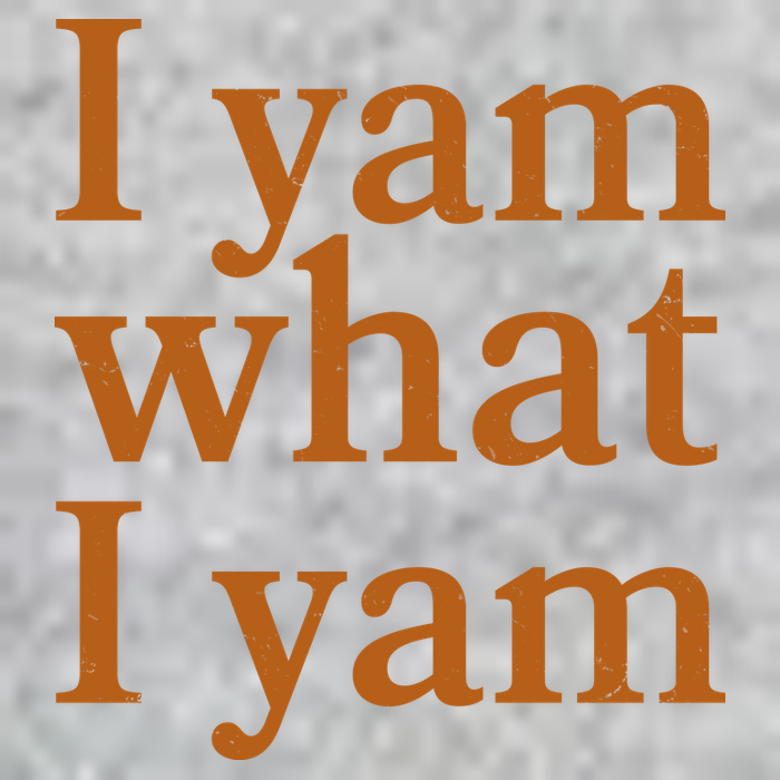 Funny Holidays Thanksgiving I Yam What I Yam V-Neck T-Shirt