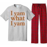 Funny Holidays Thanksgiving I Yam What I Yam Pajama Set