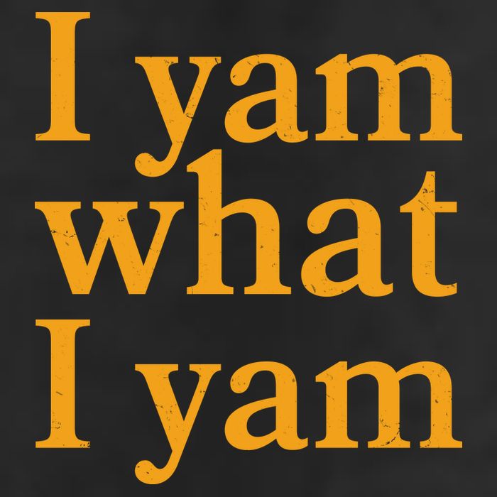 Funny Holidays Thanksgiving I Yam What I Yam 7 Panel Mesh Trucker Snapback Hat