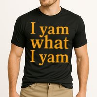 Funny Holidays Thanksgiving I Yam What I Yam Cooling Performance Crew T-Shirt