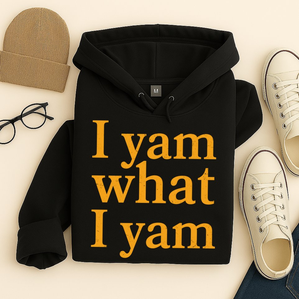Funny Holidays Thanksgiving I Yam What I Yam Hoodie