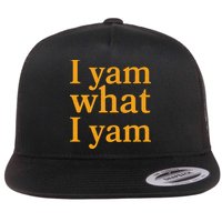 Funny Holidays Thanksgiving I Yam What I Yam Flatbill Hat