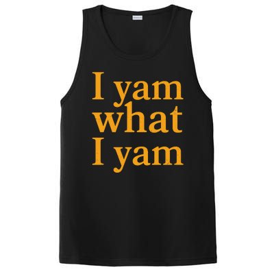 Funny Holidays Thanksgiving I Yam What I Yam PosiCharge Competitor Tank