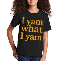 Funny Holidays Thanksgiving I Yam What I Yam Kids T-Shirt