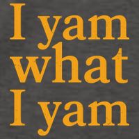 Funny Holidays Thanksgiving I Yam What I Yam Vector Backpack