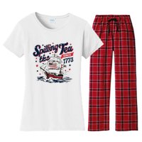 Funny History Teacher 4th July Women's Flannel Pajama Set