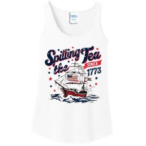 Funny History Teacher 4th July Ladies Essential Tank