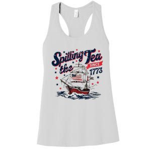 Funny History Teacher 4th July Women's Racerback Tank