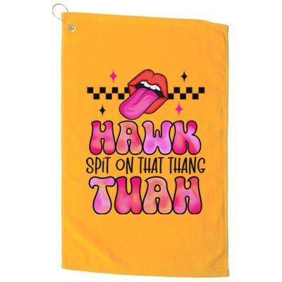 Funny Hawk Tush Spit Design Platinum Collection Golf Towel