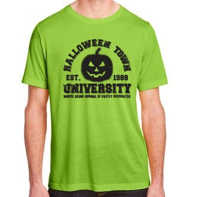 Funny Halloween Town University Est 1988 Where Being Normal Is Vastly Overrated Adult ChromaSoft Performance T-Shirt