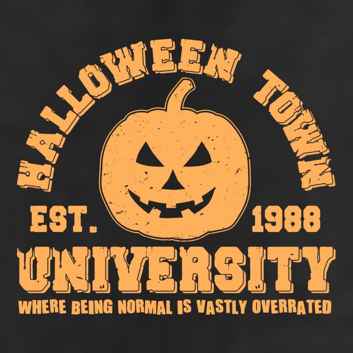 Funny Halloween Town University Est 1988 Where Being Normal Is Vastly Overrated Cool Comfort Performance Bucket Hat