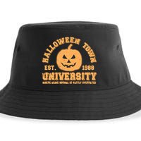 Funny Halloween Town University Est 1988 Where Being Normal Is Vastly Overrated Sustainable Bucket Hat