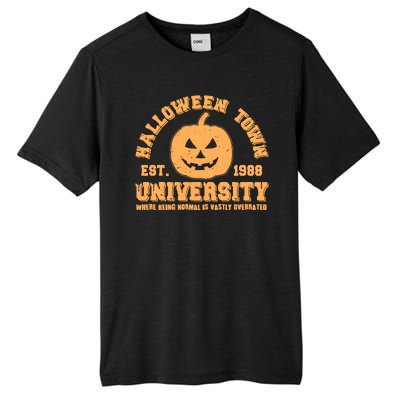 Funny Halloween Town University Est 1988 Where Being Normal Is Vastly Overrated Tall Fusion ChromaSoft Performance T-Shirt