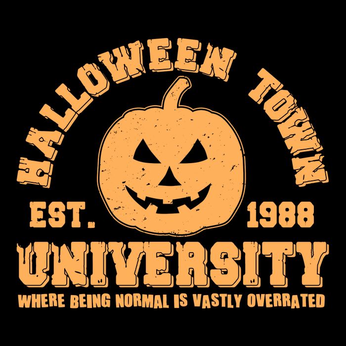 Funny Halloween Town University Est 1988 Where Being Normal Is Vastly Overrated Flatbill Hat