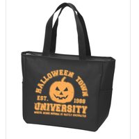 Funny Halloween Town University Est 1988 Where Being Normal Is Vastly Overrated Zip Tote Bag