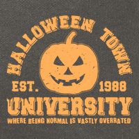 Funny Halloween Town University Est 1988 Where Being Normal Is Vastly Overrated Cotton Canvas Backpack