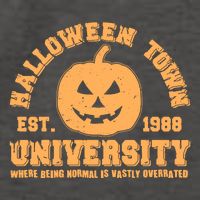 Funny Halloween Town University Est 1988 Where Being Normal Is Vastly Overrated Vector Backpack
