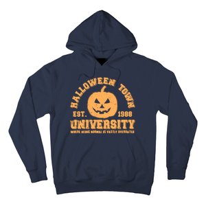 Funny Halloween Town University Est 1988 Where Being Normal Is Vastly Overrated Hoodie