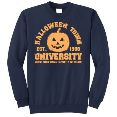 Funny Halloween Town University Est 1988 Where Being Normal Is Vastly Overrated Sweatshirt