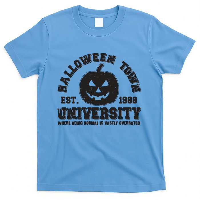 Funny Halloween Town University Est 1988 Where Being Normal Is Vastly Overrated T-Shirt