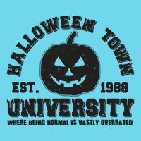Funny Halloween Town University Est 1988 Where Being Normal Is Vastly Overrated Button