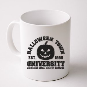 Funny Halloween Town University Est 1988 Where Being Normal Is Vastly Overrated Coffee Mug