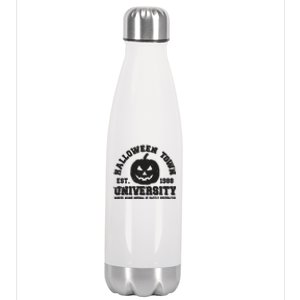 Funny Halloween Town University Est 1988 Where Being Normal Is Vastly Overrated Stainless Steel Insulated Water Bottle