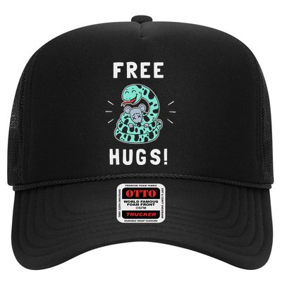 Free Hugs T Funny Python Snake Anaconda Joke Trucker Hat